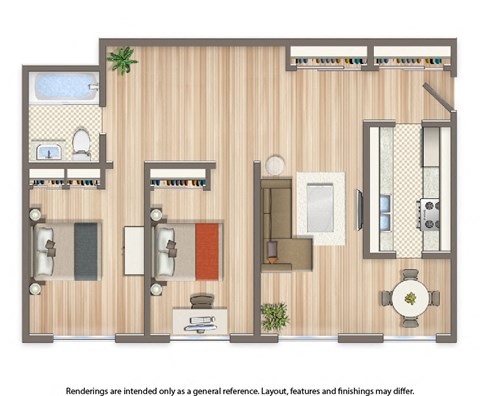 fort totten apartments two bedroom floor plan